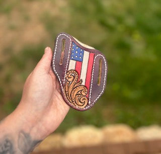 Pancake Knife Sheath- Ready to Ship